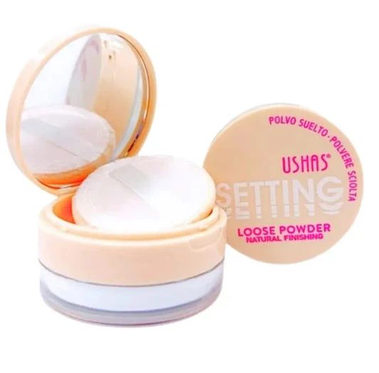Pudră pulbere fixare machiaj USHAS