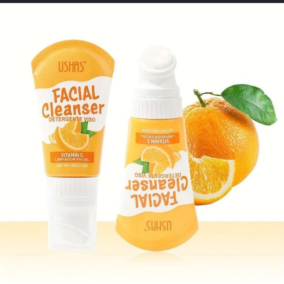 Ushas Facial Cleanser cu Vitamina C