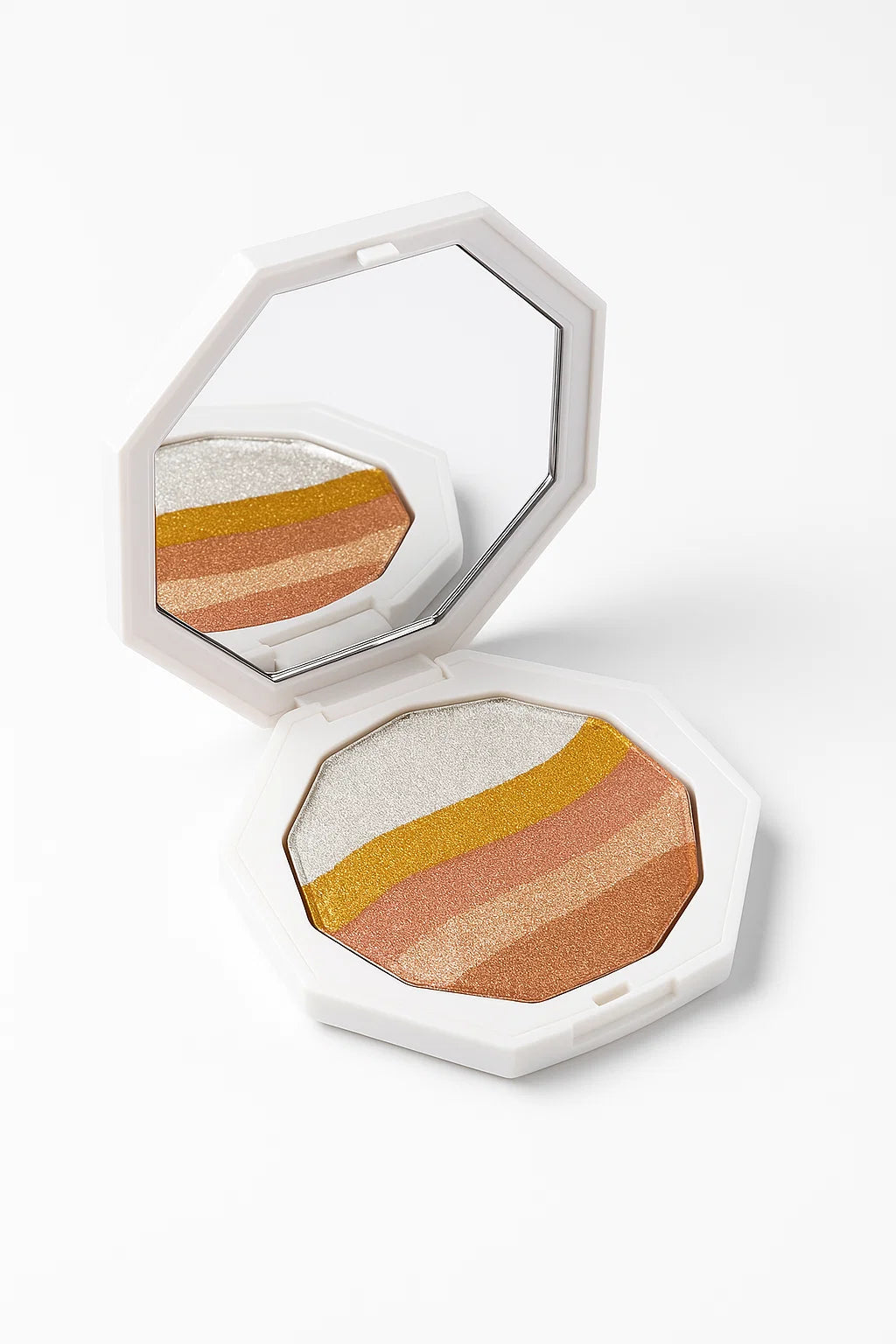 Fard și Iluminator 2 în 1, Rainbow Brown