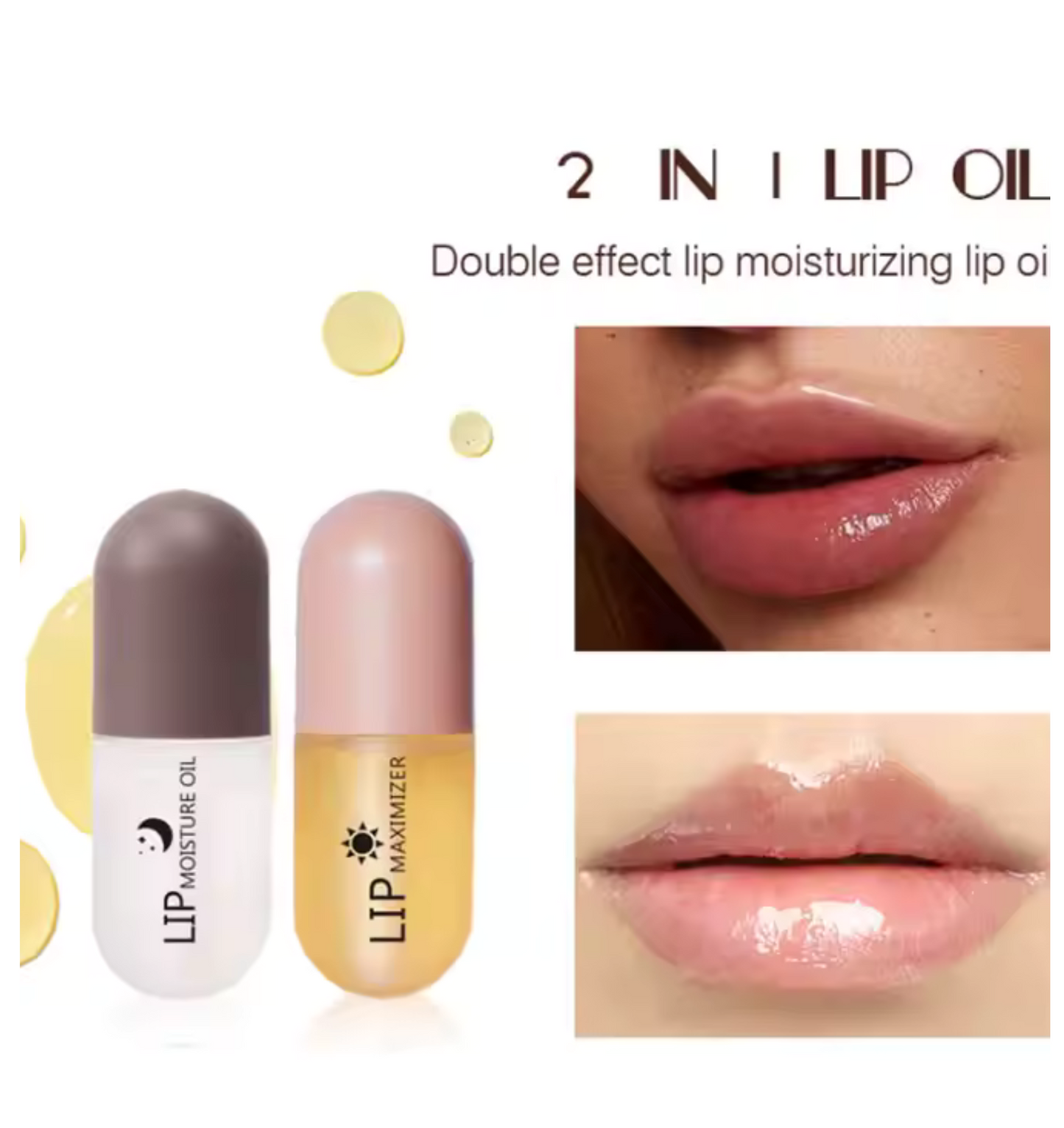 1+1 Set Balsam de buze pentru volum