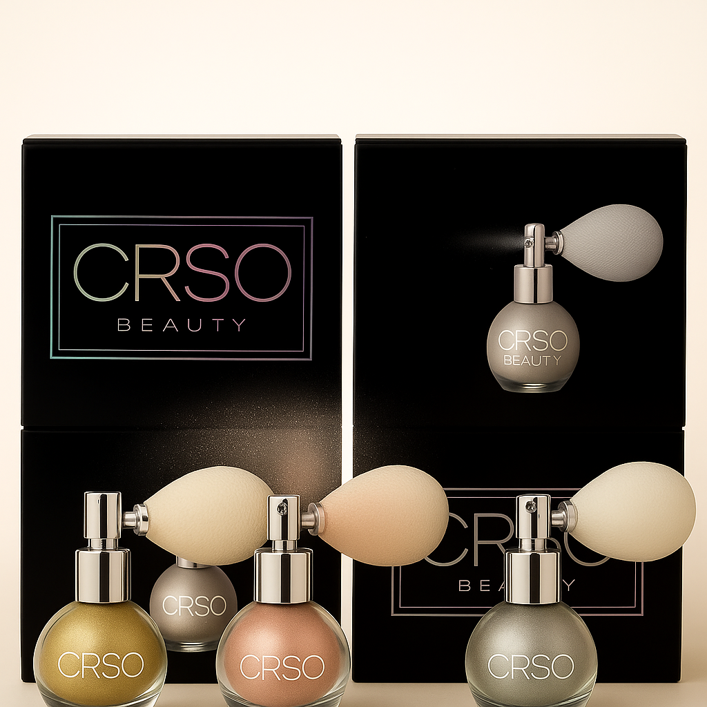 Pudră Iluminatoare cu Pompiță – CRSO BEAUTY