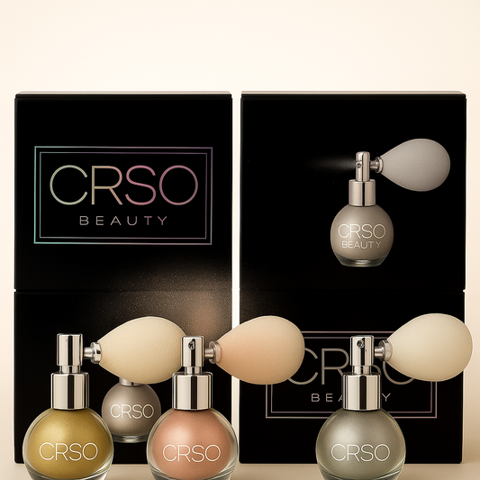 Pudră Iluminatoare cu Pompiță – CRSO BEAUTY