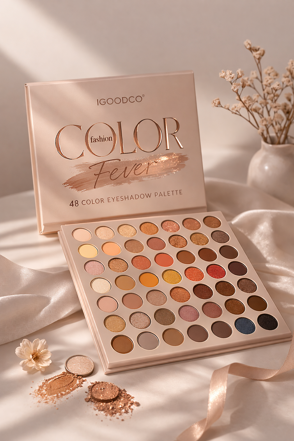 Paleta farduri 48 Culori + Set Pensule Cadou
