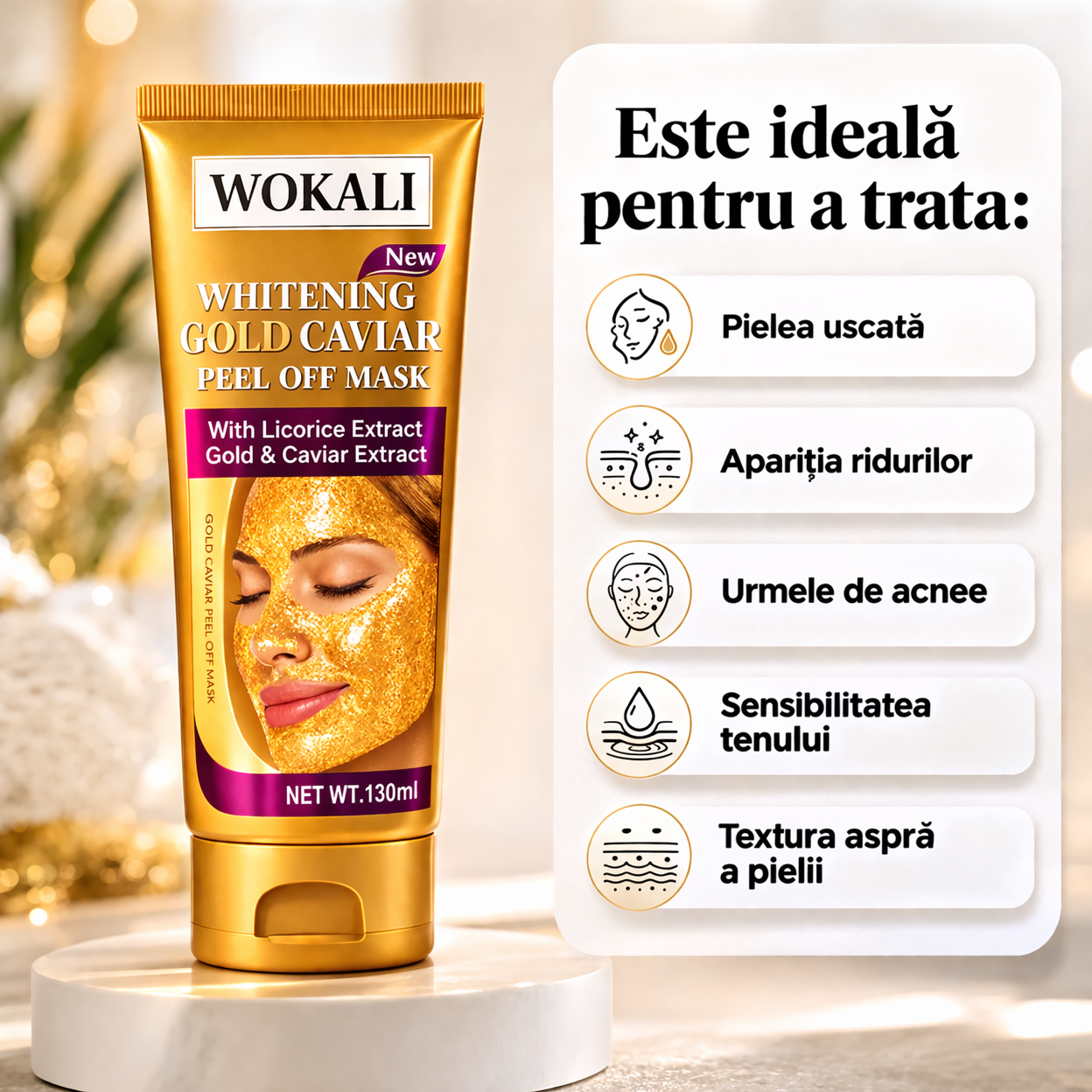 1 + 1 Masca Anti-Rid Colagen - Acid Hyaluronic