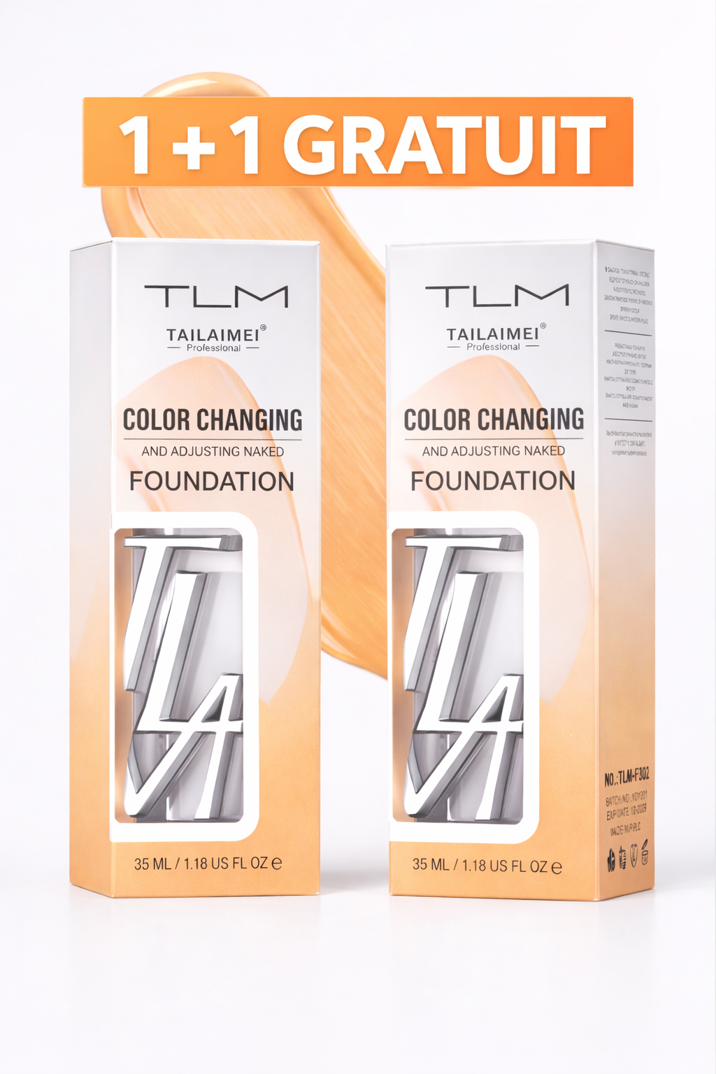 1 + 1 Fond de TEN Color Changing TLM