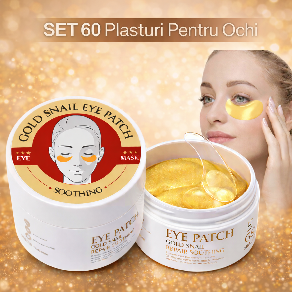 Set 60 Plasturi ptr Ochi ,Gold Snail Eye Patch