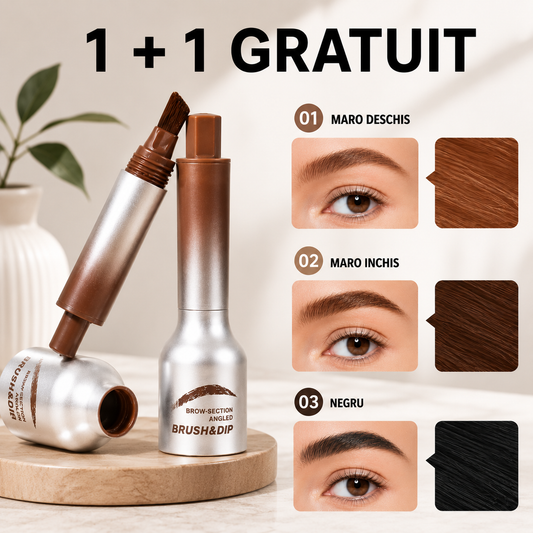 1+1 Gel pentru sprancene cu aplicator inclus - Waterproof si rezistent la transfer