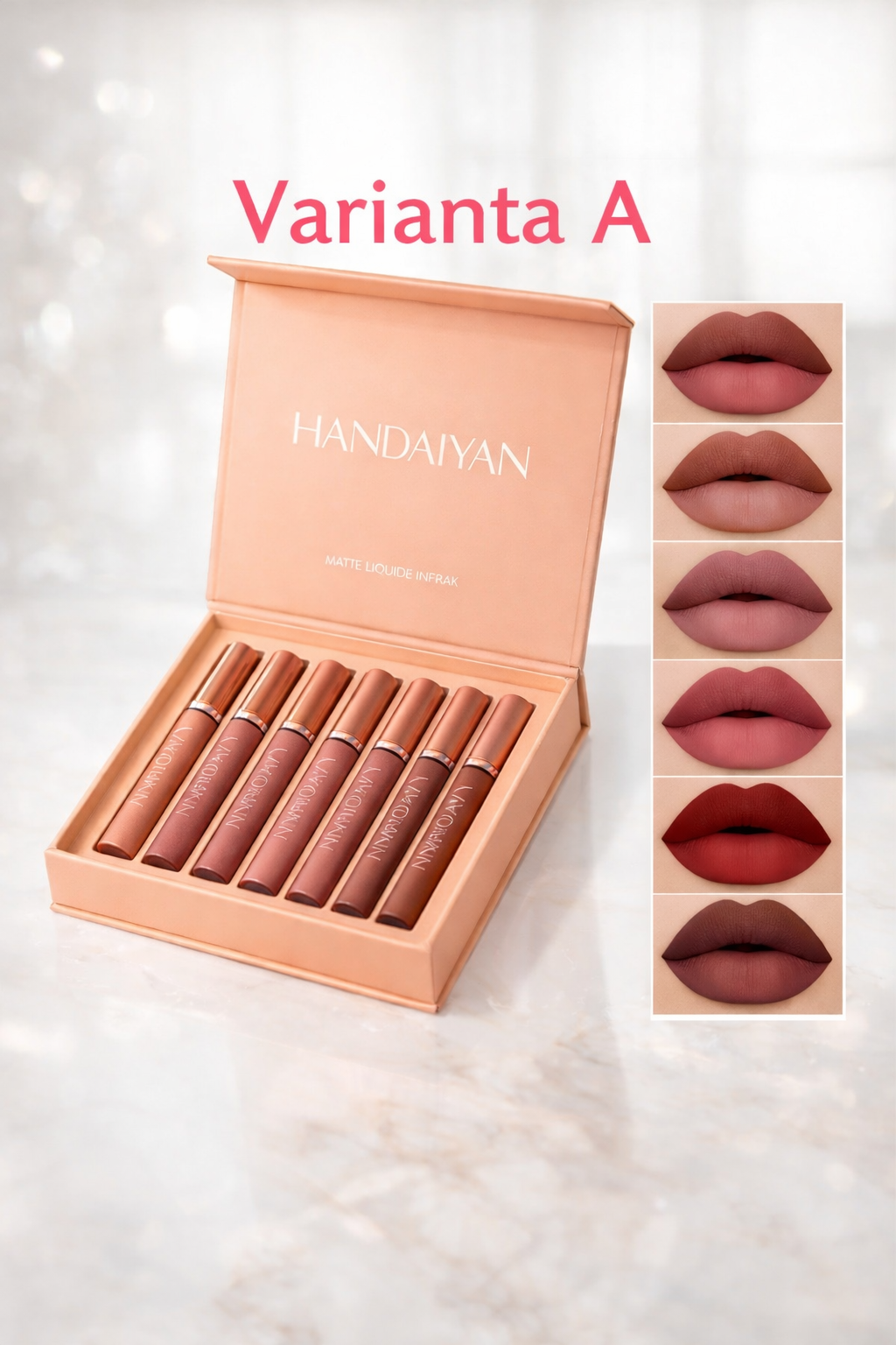 6 Rujuri Lichide Matte rezistente la transfer