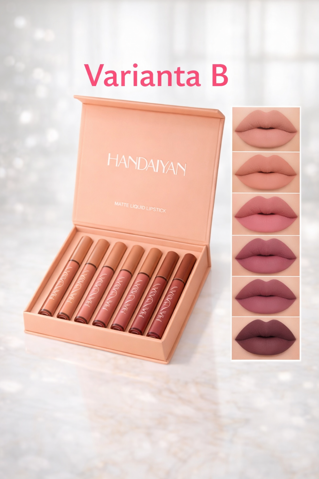 6 Rujuri Lichide Matte rezistente la transfer