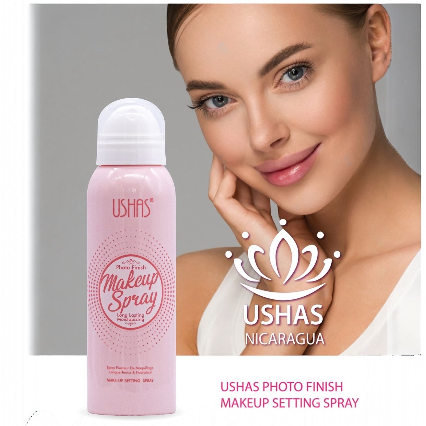 Spray fixator de machiaj USHAS