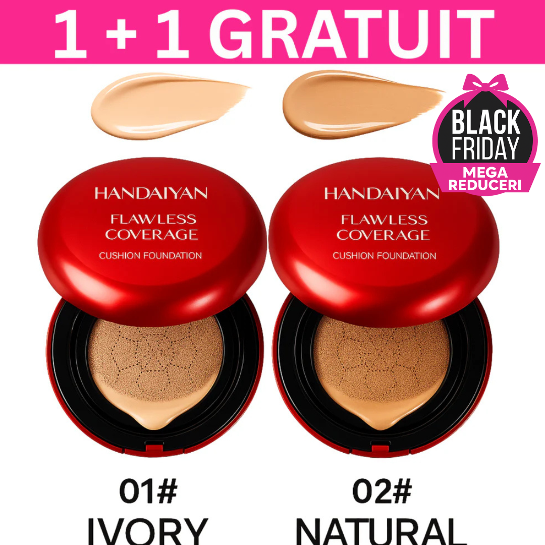 1 + 1 Fond de Ten Tip Cushion, Acoperire Uniformă