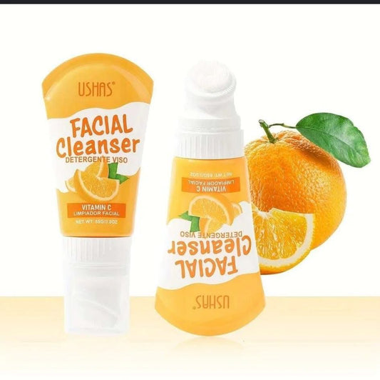 Ushas Facial Cleanser cu Vitamina C