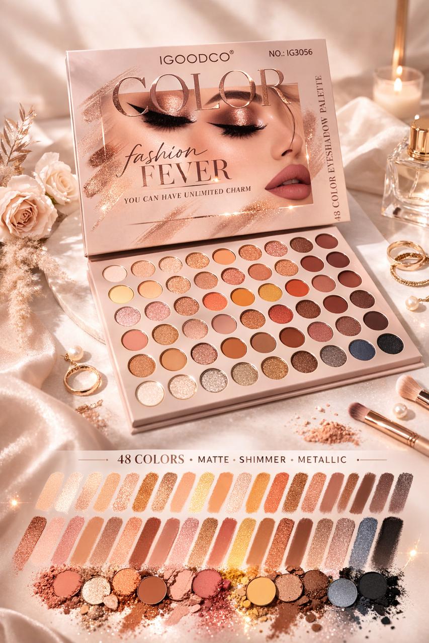 Paleta farduri 48 Culori + Set Pensule Cadou