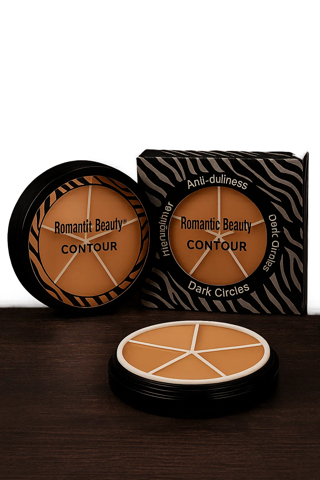 Corector 5 în 1 ROMANTIC BEAUTY – Anticearcăn & Concealer + Pensula cadou la livrare!